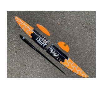 F3K AURI Wing2Part Orange Honeycomb