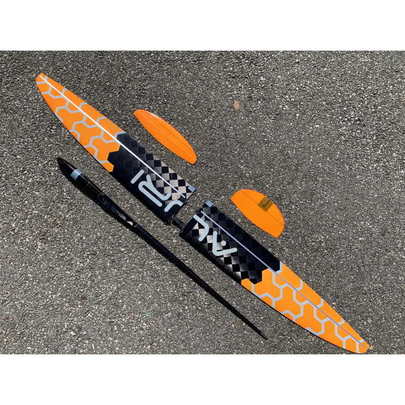 F3K AURI Wing2Part Orange Honeycomb