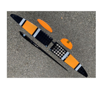 F3K AURI Wing2Part Orange Honeycomb