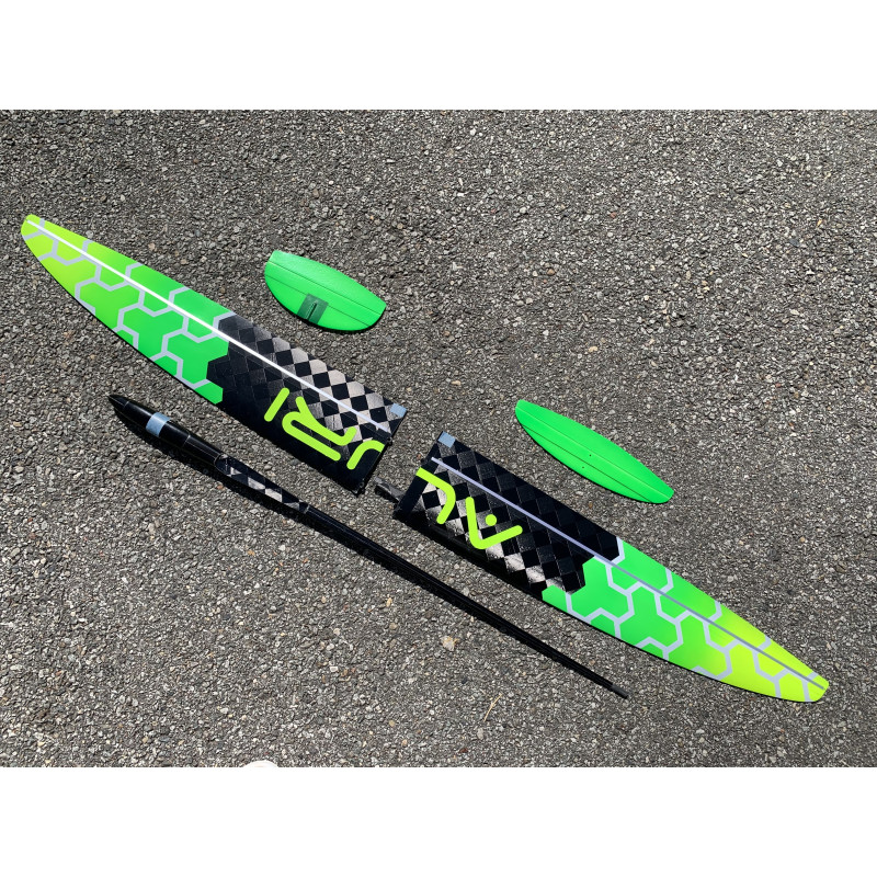 F3K AURI Wing2Part Green Honeycomb