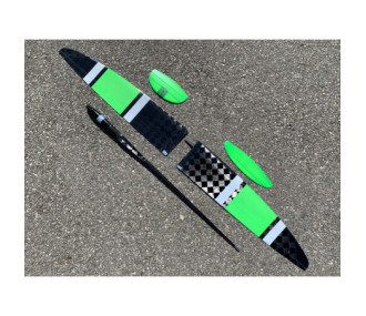 F3K AURI Wing2Part Green Honeycomb