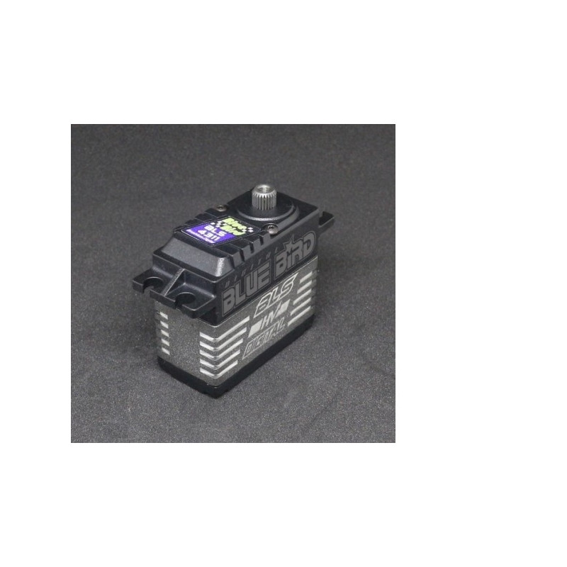 Blue Bird servo BLS-4311A 49.7Kg 0.10s 75.5g

This text appears to be a product name and specifications, and does not include any French words that need to be translated into English. The terms are already in English (servo, model number, torque, speed, w