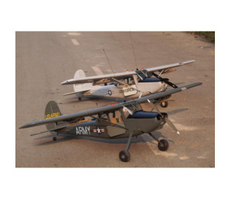 Aircraft VQ model L-19 Cessna Bird Dog grey U.S Version 1.70m