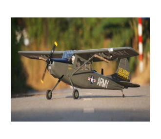 Aircraft VQ model L-19 Cessna Bird Dog grey U.S Version 1.70m