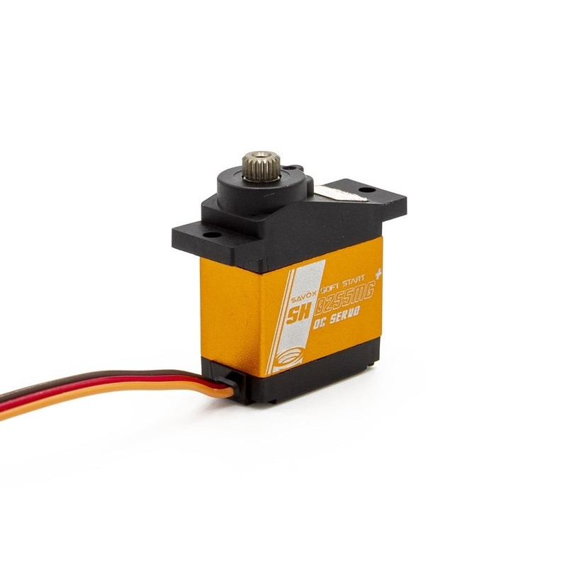 Savox SH-0255MG+ micro digital servo (16g, 3.9kg.cm, 0.13s/60°)