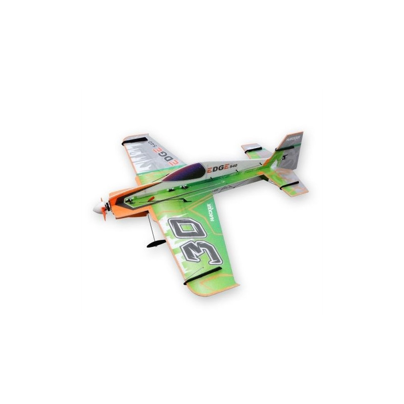 Avión Hacker modo Edge 540 V4.0 TOXIC Verde ARF aprox.0.84m