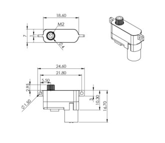 Micro Mks HV70 MG digital servo