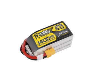 Battery Tattu R-line V5.0 lipo 6S 22.2V 1400mAh 150C xt60 socket