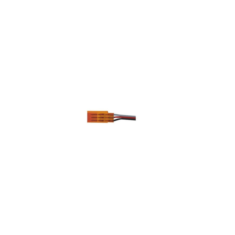 CONECTOR HEMBRA NARANJA JR con 30cm de cable 0,15mm2 TY 1