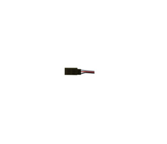 CONECTOR HEMBRA JR NEGRO con 30cm de cable de 0,30mm2 TY 1