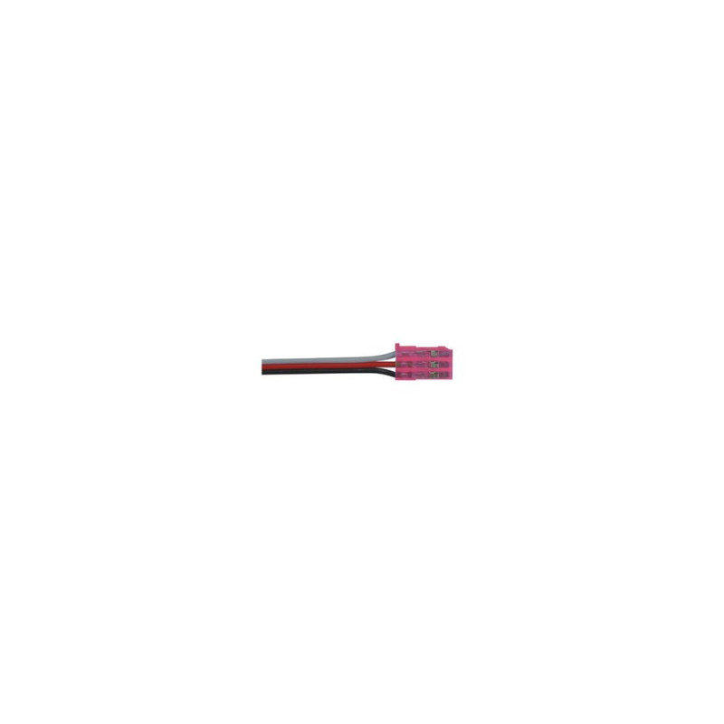 CONECTOR FUTABA ROSA SERVO con 30cm de cable de 0,30mm2 TY 1