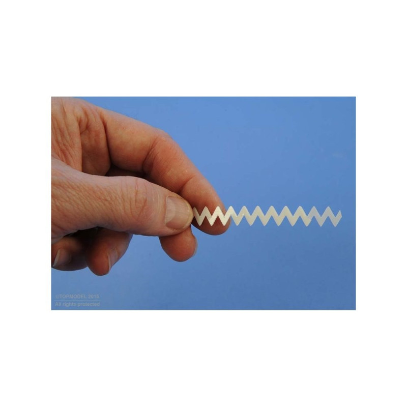WHITE TURBULATOR TAPE TOPMODEL 5m roll