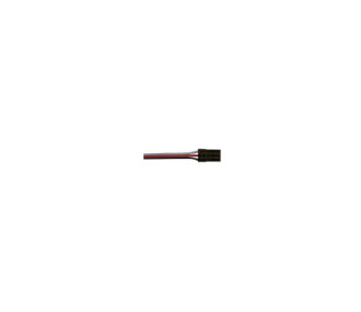 CONECTOR SERVO NEGRO JR con 30cm de cable 0,15mm2 TY 1