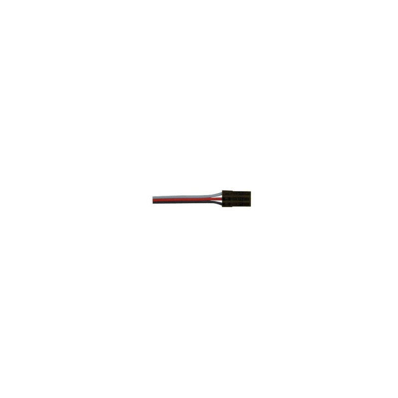 CONECTOR SERVO NEGRO JR con 30cm de cable 0,15mm2 TY 1