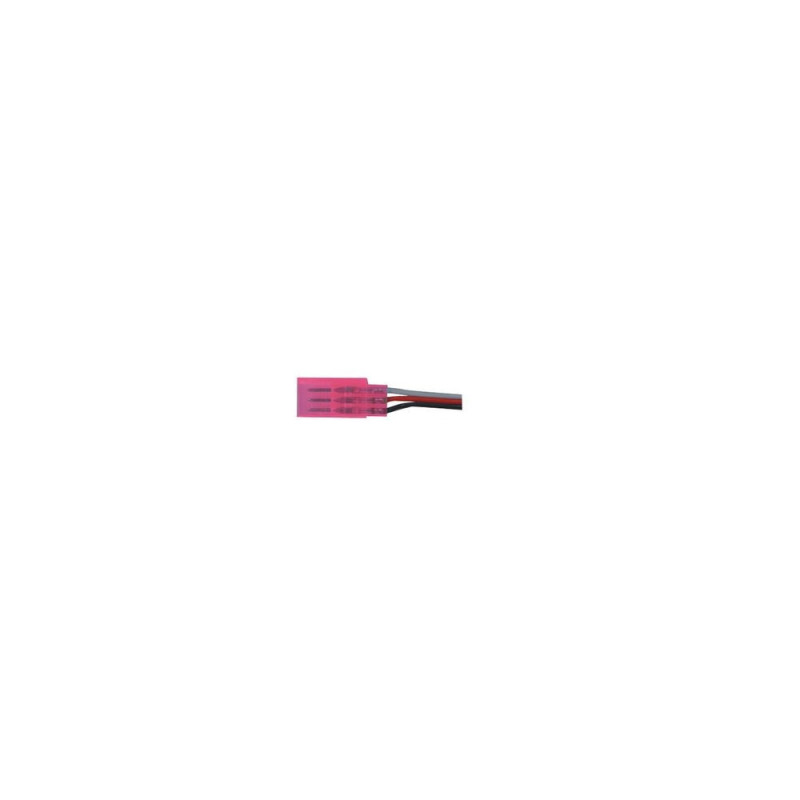 FUTABA PINK FEMALE CONNECTOR with 30cm of wire 0,30mm2 TY 1