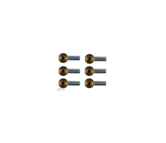 FAMOTEC M3 ALUMINUM ROLLER CAP 6pcs