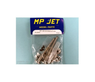 MP JET WHEEL AXLE SET ø5mm the pair