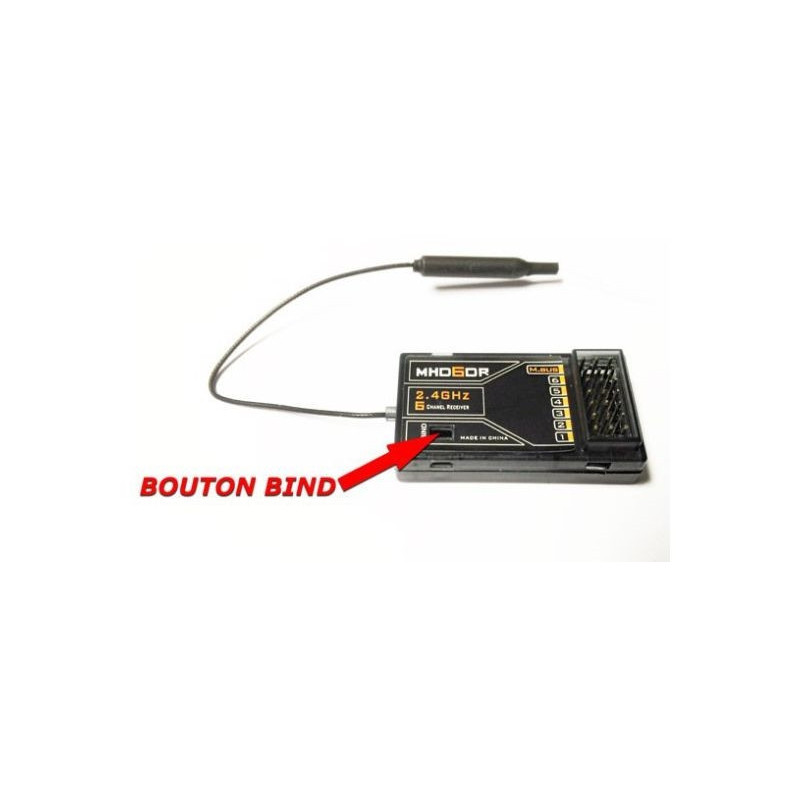 Empfänger RX 6V MHD6DR / Button 2.4Ghz