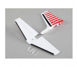 Tail Set: UMX Aero Commander

This phrase in French and English is actually identical because it is the product name and a technical term. "Tail Set" refers to the assembly of tail components for the UMX Aero Commander model aircraft. No translation is ne