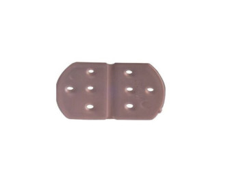 ROUNDED FLEX HINGE 15x22mm MP JET 12pcs