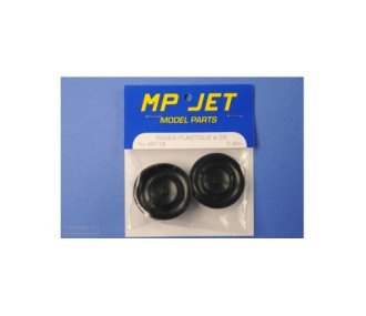 PLASTIC WHEEL ø28mm the pair MP JET