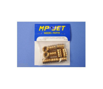 INSERIMENTO FILO M6 10pz OTTONE MP JET