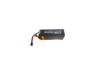 Dualsky HED battery, lipo 6S 22.2V 5050mAh EC3 50C/5C
