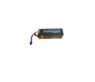 Dualsky HED battery, lipo 6S 22.2V 5050mAh EC5 50C/5C