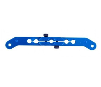 Palonnier alu Titane double 76.2mm JR BLEU - Graupner