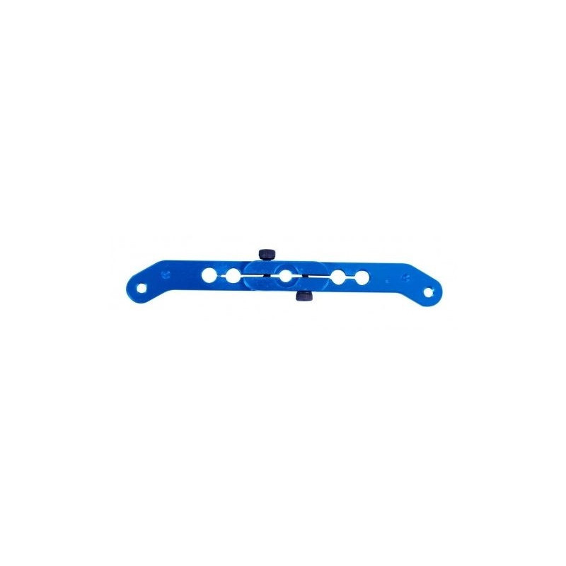 Double Titanium aluminium spreader bar 76.2mm JR BLUE - Graupner