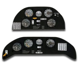 Let L-23 Super Blanik 1:4 dashboard construction kit