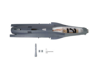 Rumpf: F-16 Falcon-Gray 80mm EDF E-Flite