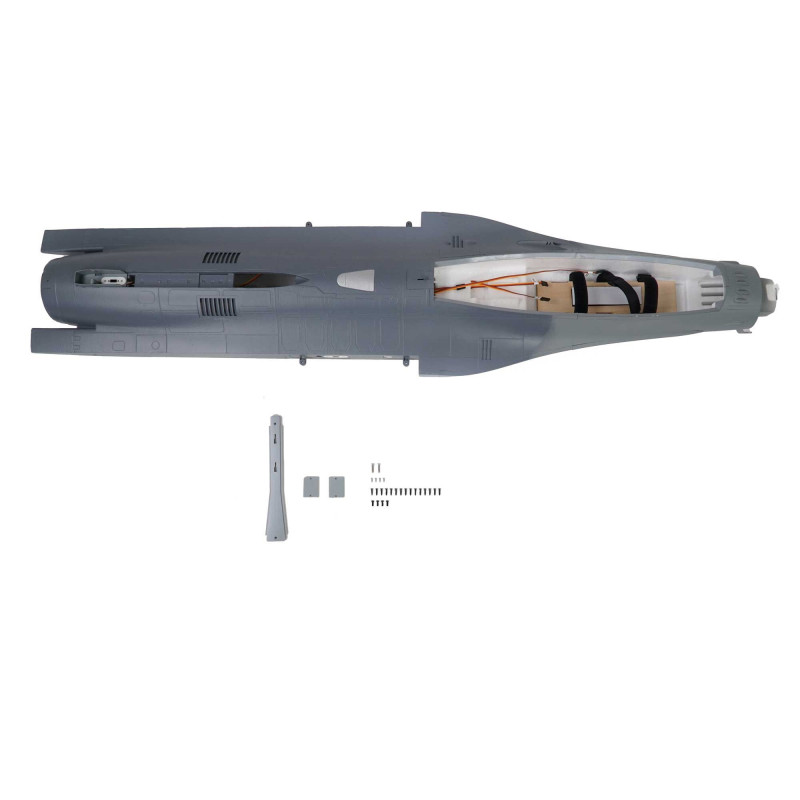 Fuselage: F-16 Falcon-Gray 80mm EDF E-Flite