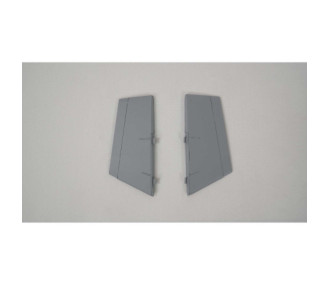 Ventral Fin Set: F-16 Falcon-Gray 80mm EDF E-Flite