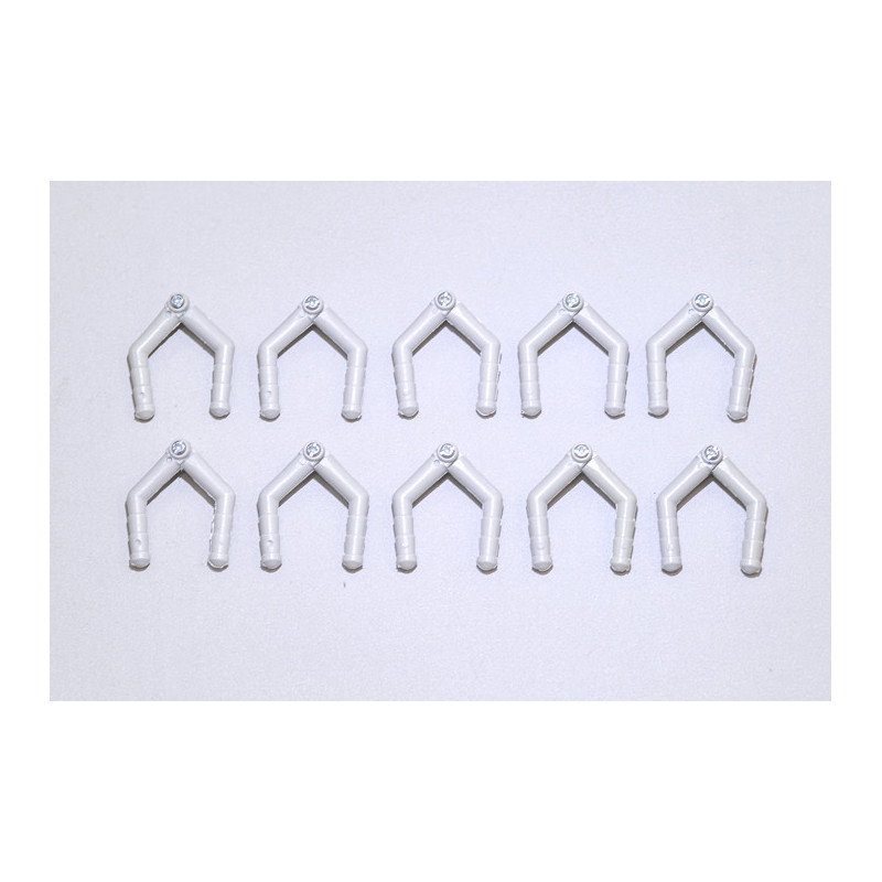 Bisagras de solapa de plástico (10 uds.)