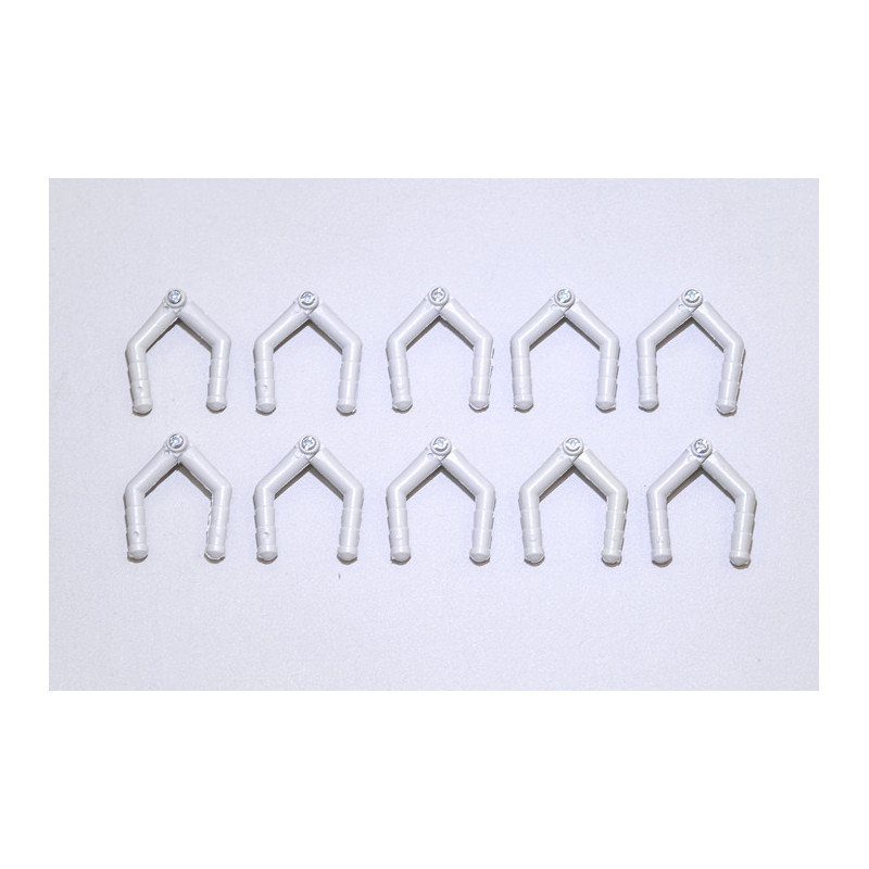Charnières à rabat en plastique (10 pièces)
