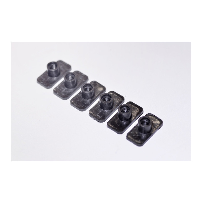 Plastic Nut 6mm (6 pcs)