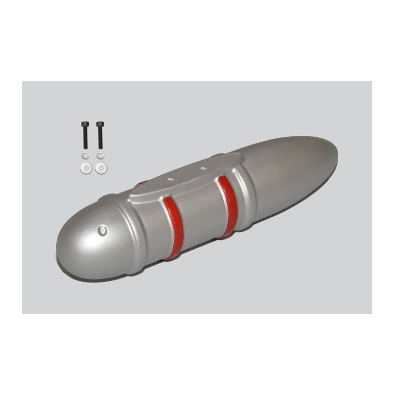 Réservoir externe en plastique pour P47 Thunderbolt taille 15-20cc

Translation:
Plastic external tank for P47 Thunderbolt, size 15-20cc