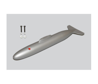 Bombe en plastique pour Tucano taille 60cc

Translation:
Plastic bomb for Tucano 60cc size