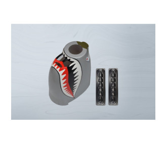 Abdeckhaube PH159-P40 Warhawk Size 30-50cc