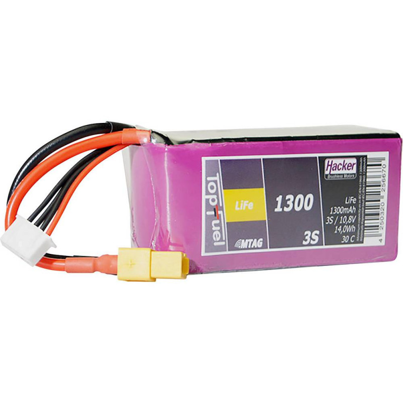 Hacker LiFe 1300-3S MTAG Battery