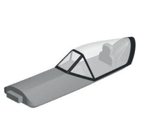 1-01794 RaceWulf canopy with Multiplex canopy frame