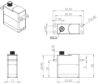 Digitales MKS-Servo HV6150H