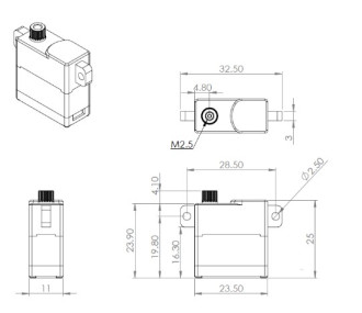 Digitales Mini-Servo MKS HV6150