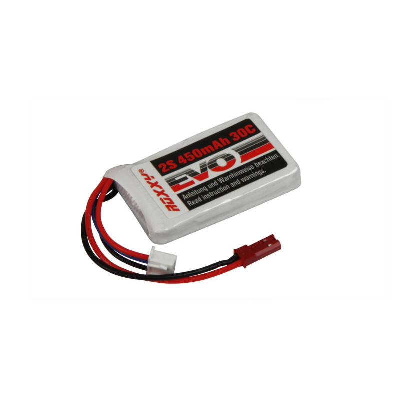 Accu Lipo ROXXY Evo 2s 450mAh 30c JST-BEC