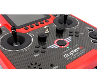 Jeti DS12 +R9 Multimode - Carbon Rouge Spécial Edition