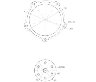 4-Takt-Benzinmotor GF150 R5 150cc 5-Zylinder-Radialmotor - NGH