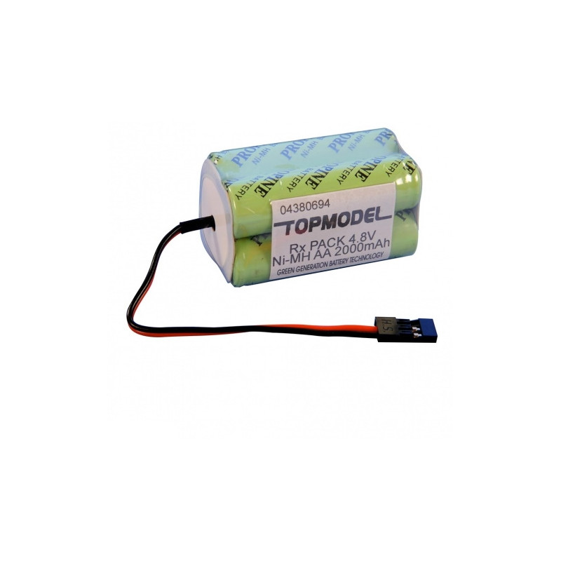 CONFEZIONE 4,8V PROPINE NiMH AA 2000mAh JR B