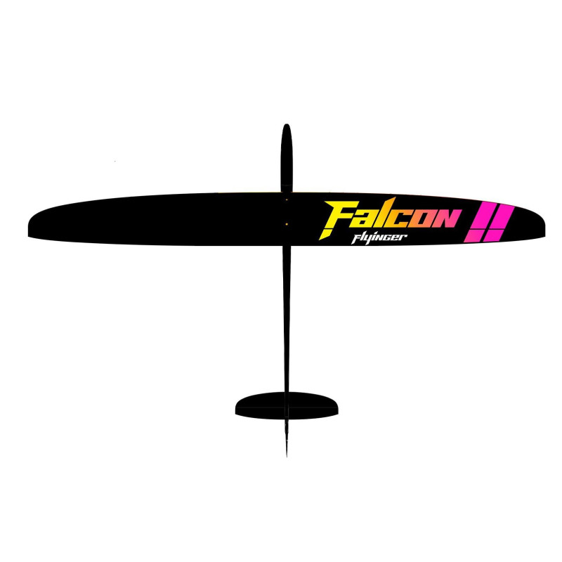 F3K Falcon Strong V2 Rosa / Arancione Alta Qualità