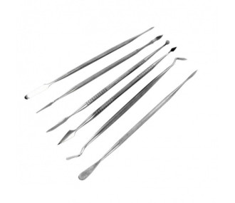 SET DE 6 SPATULES A ENDUIRE INOX